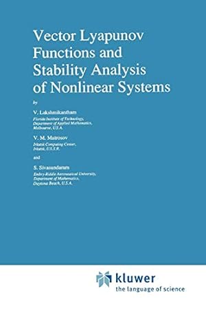 Imagen del vendedor de Vector Lyapunov Functions and Stability Analysis of Nonlinear Systems (Mathematics and Its Applications) [Soft Cover ] a la venta por booksXpress