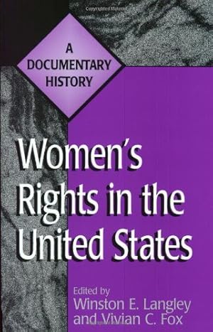 Immagine del venditore per Women's Rights in the United States by Fox, Vivian C, Langley, Winston, Fox, Vivian C. [Paperback ] venduto da booksXpress