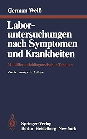 Seller image for Laboruntersuchungen nach Symptomen und Krankheiten: Mit differentialdiagnostischen Tabellen (German Edition) [Soft Cover ] for sale by booksXpress