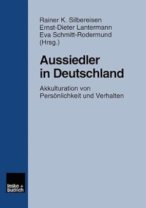 Seller image for Aussiedler in Deutschland: Akkulturation von Persönlichkeit und Verhalten (German Edition) [Perfect Paperback ] for sale by booksXpress