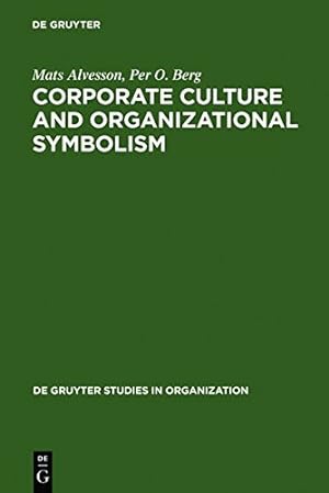 Immagine del venditore per Corporate Culture and Organizational Symbolism (Trends in Linguistics) [Hardcover ] venduto da booksXpress