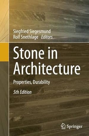 Image du vendeur pour Stone in Architecture: Properties, Durability [Paperback ] mis en vente par booksXpress