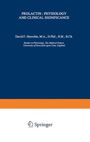 Immagine del venditore per Prolactin: Physiology and Clinical Significance by Horrobin, D.F. [Paperback ] venduto da booksXpress