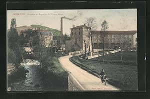 Bild des Verkufers fr Carte postale Amplepuis, Bureaux et Magasins de l`Usine Fessel zum Verkauf von Bartko-Reher