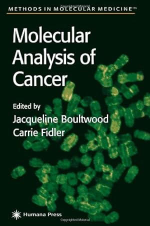 Bild des Verkufers fr Molecular Analysis of Cancer (Methods in Molecular Medicine) [Paperback ] zum Verkauf von booksXpress