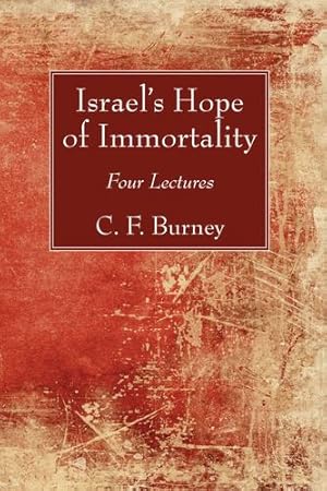 Bild des Verkufers fr Israel's Hope of Immortality: Four Lectures [Soft Cover ] zum Verkauf von booksXpress