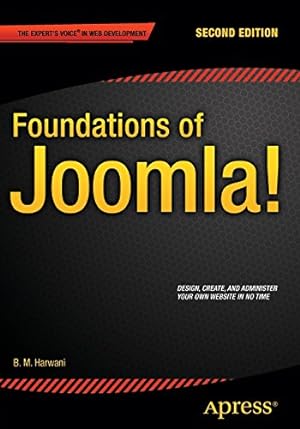 Imagen del vendedor de Foundations of Joomla! by Harwani, Bintu [Paperback ] a la venta por booksXpress