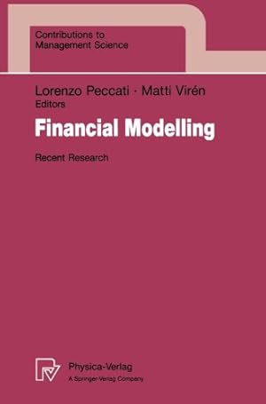 Imagen del vendedor de Financial Modelling: Recent Research (Contributions to Management Science) [Paperback ] a la venta por booksXpress