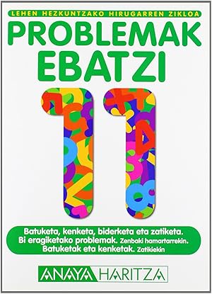 Imagen del vendedor de Problemak Ebatzi 11. a la venta por Imosver