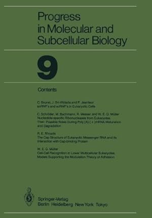 Imagen del vendedor de Progress in Molecular and Subcellular Biology [Paperback ] a la venta por booksXpress