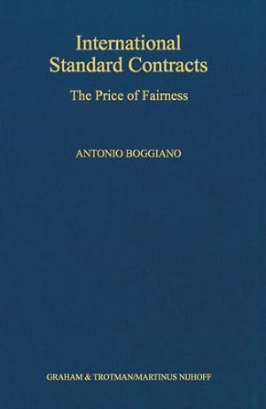 Immagine del venditore per International Standard Contracts by Boggiano, Antonio [Hardcover ] venduto da booksXpress