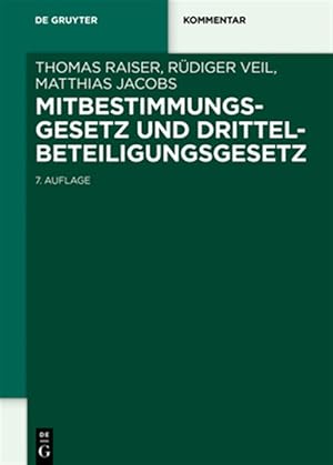 Seller image for Mitbestimmungsgesetz Und Drittelbeteiligungsgesetz -Language: german for sale by GreatBookPrices