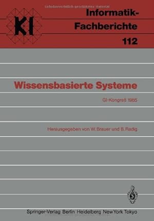 Imagen del vendedor de Wissensbasierte Systeme: GI-Kongre , München, 28./29. Oktober 1985 (Informatik-Fachberichte) (German and English Edition) [Paperback ] a la venta por booksXpress