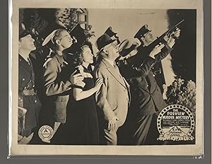 Imagen del vendedor de The Preview Murder Mystery 8 x 10 English FOH Lobby Card 1936 Reginald Denny a la venta por AcornBooksNH