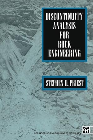 Seller image for Discontinuity Analysis for Rock Engineering by Priest, S.D. [Paperback ] for sale by booksXpress