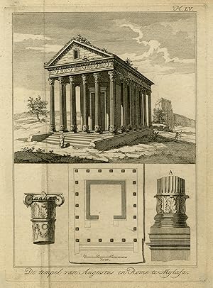 Antique Print-ARCHITECTURE-TEMPLE OF AUGUSTUS-MILAS-TURKEY-Pococke-1786