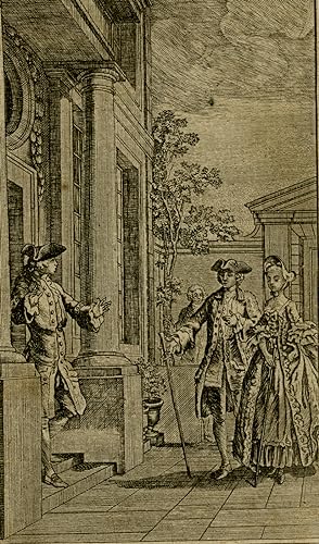 Antique Print-FRONTISPIECE-MISANTHROPE CORRIGE-MARMONTEL-MOLIERE-Bouber-ca. 1766