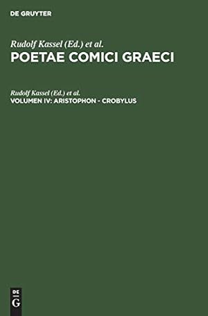 Imagen del vendedor de Poetae Comici Graeci, Volume IV [Hardcover ] a la venta por booksXpress