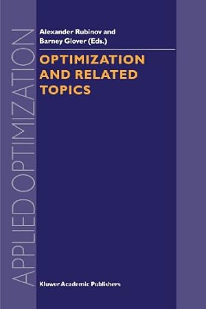 Imagen del vendedor de Optimization and Related Topics (Applied Optimization) [Paperback ] a la venta por booksXpress