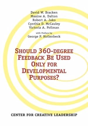 Immagine del venditore per Should 360-degree Feedback Be Used Only for Developmental Purposes? [Soft Cover ] venduto da booksXpress