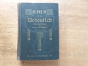 Bild des Verkufers fr Urdeutsch - Historischer Roman zum Verkauf von Ratisbona Versandantiquariat