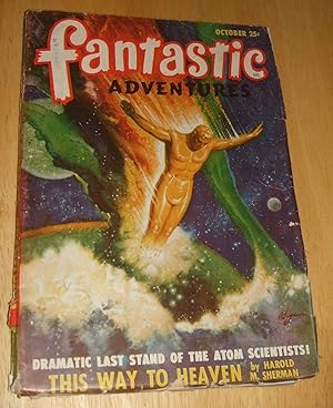 Bild des Verkufers fr Fantastic Adventures October 1948 zum Verkauf von biblioboy