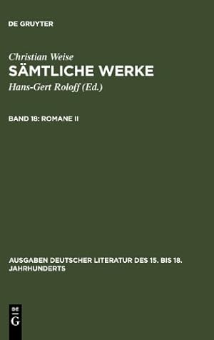 Seller image for Romane II (Augaben Deutscher Literature Des XV. BIS XVIII. Jahrhunderts) (German Edition) [Hardcover ] for sale by booksXpress