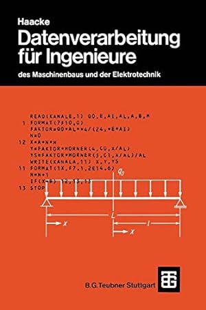 Seller image for Datenverarbeitung für Ingenieure: des Maschinenbaus und der Elektrotechnik (German Edition) [Soft Cover ] for sale by booksXpress