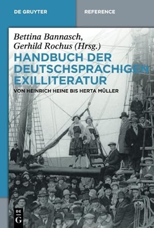 Imagen del vendedor de Handbuch der deutschsprachigen Exilliteratur (De Gruyter Handbook) (German Edition) [Paperback ] a la venta por booksXpress