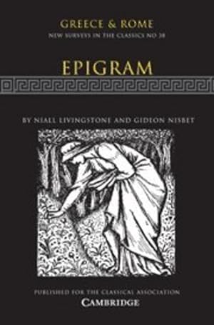 Bild des Verkufers fr Epigram (New Surveys in the Classics) by Livingstone, Niall [Paperback ] zum Verkauf von booksXpress