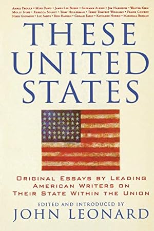 Seller image for These United States: Original Essays by Leading American Writers on Their State Within the Union (Nation Books) [Soft Cover ] for sale by booksXpress
