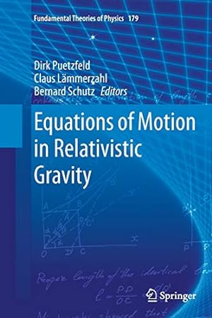 Immagine del venditore per Equations of Motion in Relativistic Gravity (Fundamental Theories of Physics) [Soft Cover ] venduto da booksXpress
