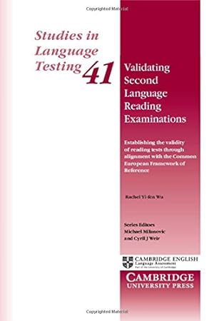 Immagine del venditore per Validating Second Language Reading Examinations: Establishing the Validity of the GEPT through Alignment with the Common European Framework of Reference (Studies in Language Testing) by Yi-fen Wu, Rachel [Paperback ] venduto da booksXpress