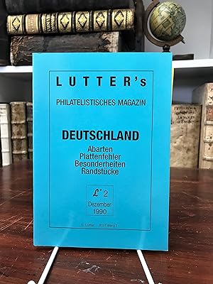 Lutter's philatelistisches Magazin. Deutschland: Abarten, Plattenfehler, Besonderheiten, Randstücke.