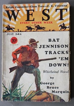 Seller image for WEST -- (Western Pulp magazine). July 24, 1929 for sale by Comic World