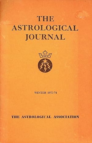 Immagine del venditore per The Astrological Journal Vol. XVI No. 1 Winter 1973/74 venduto da Epilonian Books