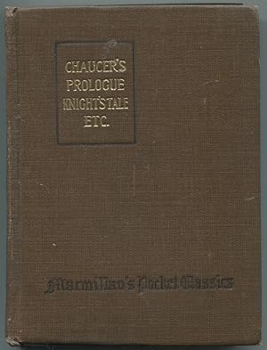 Seller image for Geoffrey Chaucer's The Prologue to the Book of the Tales of Canterbury, The Knight's Tale, The Nun's Priest's Tale (Macmillan's Pocket American and English Classics) for sale by Between the Covers-Rare Books, Inc. ABAA