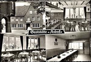 Imagen del vendedor de Ansichtskarte / Postkarte Alsttte Ahaus Westfalen, Gaststtte Asbeck, Innenansichten, Kirchstrae 12 - Inhaber: Gnter Fiedler a la venta por akpool GmbH