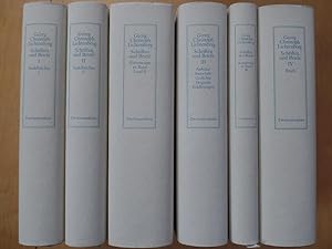 Schriften und Briefe (4 Bände; 6 Bücher) Bd 1: Sudelbücher I & Bd 2: Sudelbücher II ; Kommentar z...