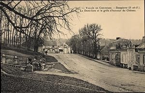 Ansichtskarte / Postkarte Dampierre Yvelines, Vallee de Chevreuse, La Demi Lune et la grille d'ho...