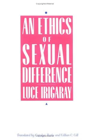 Seller image for An Ethics of Sexual Difference by Irigaray, Luce [Paperback ] for sale by booksXpress