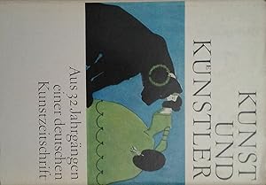 Bild des Verkufers fr Kunst und Knstler. Aus 32 Jahrgngen einer deutschen Kunstzeitschrift zum Verkauf von Klaus Kreitling