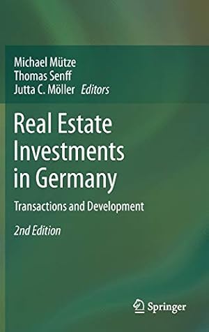 Immagine del venditore per Real Estate Investments in Germany: Transactions and Development [Hardcover ] venduto da booksXpress