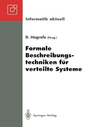 Seller image for Formale Beschreibungstechniken für verteilte Systeme (Informatik aktuell) (German and English Edition) [Perfect Paperback ] for sale by booksXpress