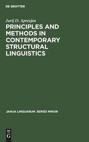 Seller image for Principles and Methods in Contemporary Structural Linguistics (Janua Linguarum. Series Minor) [Hardcover ] for sale by booksXpress