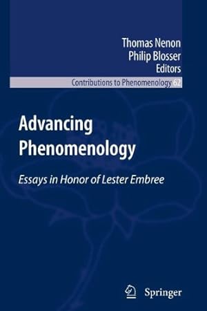Seller image for Advancing Phenomenology: Essays in Honor of Lester Embree (Contributions To Phenomenology) [Paperback ] for sale by booksXpress