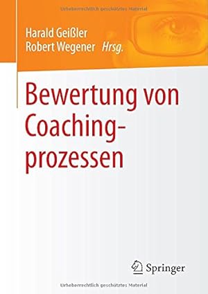 Imagen del vendedor de Bewertung von Coachingprozessen (German Edition) [Paperback ] a la venta por booksXpress