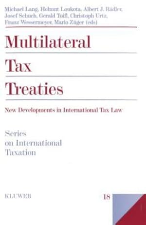 Bild des Verkufers fr Multilateral Tax Treaties (International Taxation, 18) [Hardcover ] zum Verkauf von booksXpress