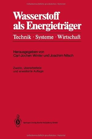 Seller image for Wasserstoff als Energieträger: Technik, Systeme, Wirtschaft (German Edition) [Paperback ] for sale by booksXpress