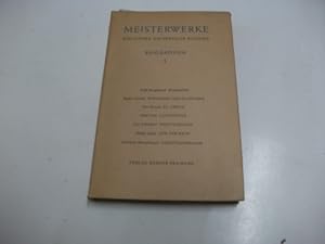 Bild des Verkufers fr Meisterwerke. Biographien I. zum Verkauf von Ottmar Mller